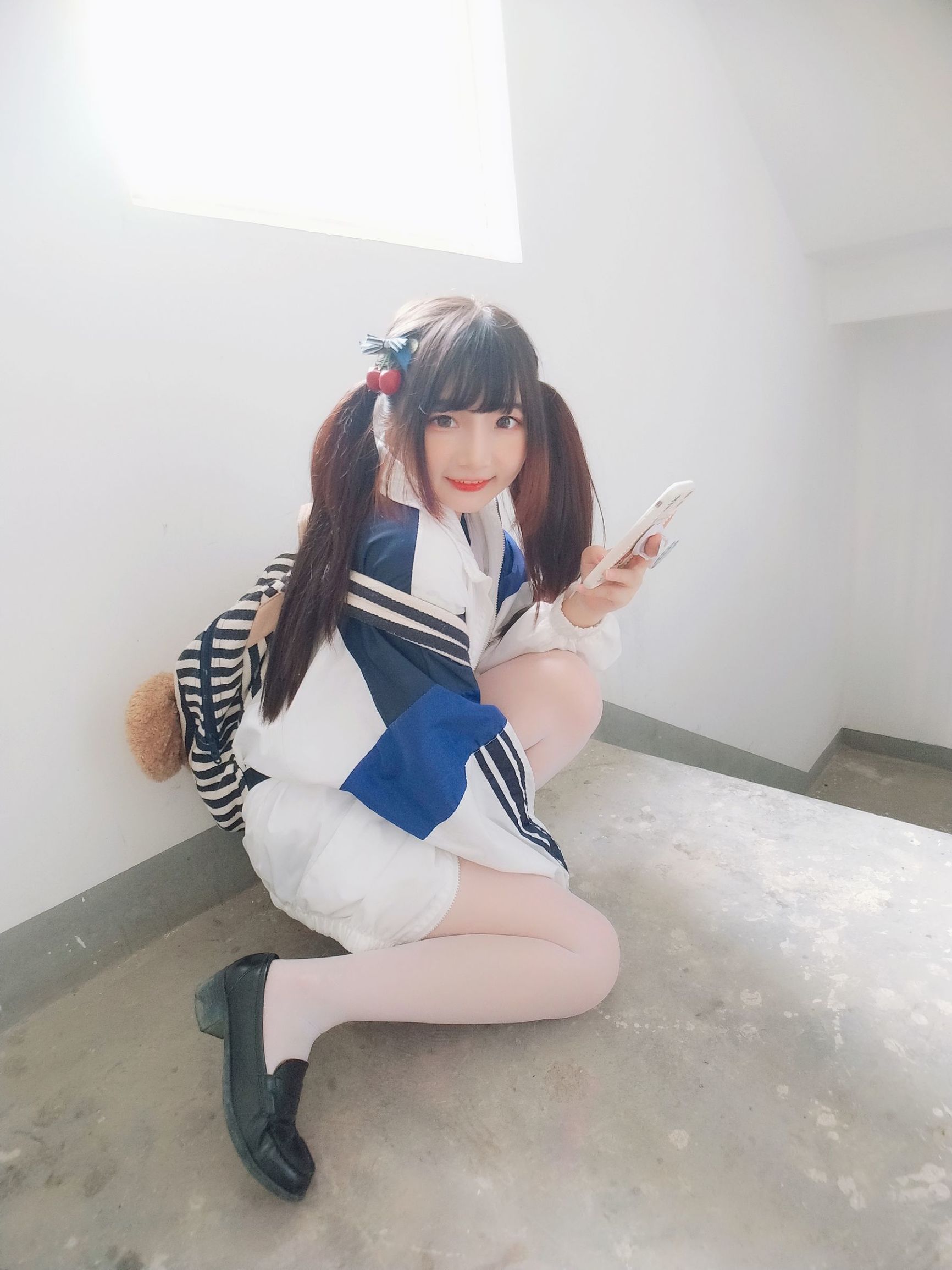 [COS福利]二次元美女古川kagura白丝体操运动服插图9